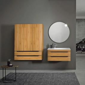 Шкаф подвесной Kolpa-San Malaya M 1301/1000 OAK, 130х100, дерево