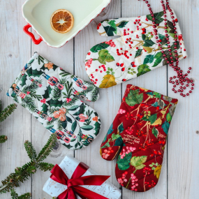 Рукавица-прихватка Textile Ribes 17х27 см, цвет белый