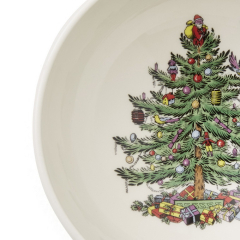 Салатник порционный Spode Christmas Tree Wreath 14 см, орнамент борт