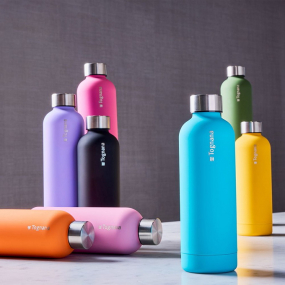 Бутылка для воды Color Block 500 мл, розовая