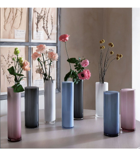 Ваза Wetube 26 см, цвет розовый