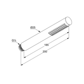 Лейка для душа Kludi Nova Fonte 39120N0-00, брашированное золото