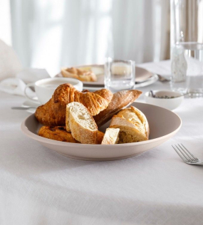 Тарелка глубокая NewMoon beige 29 см