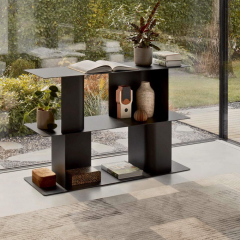 Стеллаж книжный Calligaris Carv, 130х85 CS6205-1, Matt Bronze