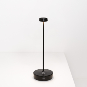 Лампа настольная Zafferano Swap 29 см, черная