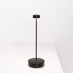 Лампа настольная Zafferano Swap 29 см, черная