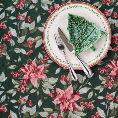 Скатерть-дорожка Jolie 50х140 см, цвет зеленый