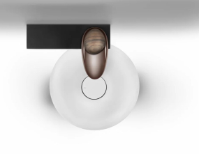 Раковина накладная Gessi Cono 45х45 45903.521 из Cristalplant, белая матовая