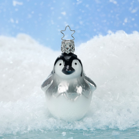 Новогодняя игрушка "Императорский пингвиненок" 7,5 см