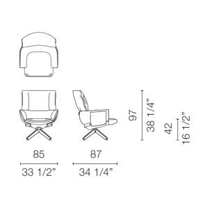 Кресло Cappellini Lud'o Lounge