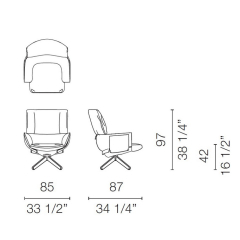 Кресло Cappellini Lud'o Lounge