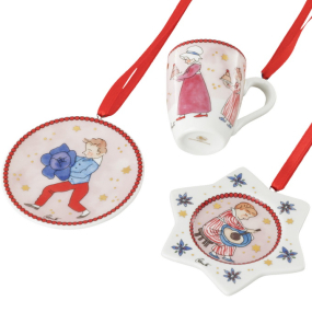 Набор елочных игрушек Hutschenreuther Christmas feast 6 см, 3 шт