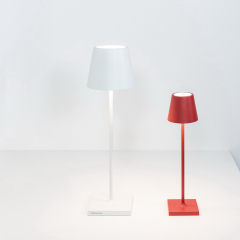 Лампа настольная Zafferano Poldina Pro Micro 27,5 см, красная