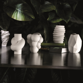 Ваза Squall 14 см, белая