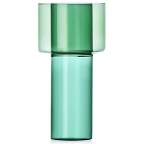 Ваза Boreale A 32 см, цвет синий/петроль