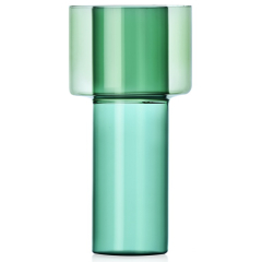 Ваза Boreale A 32 см, цвет синий/петроль