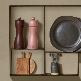 Набор мельниц для соли и перца Tahiti 15 см, цвет какао/орех