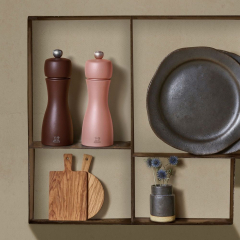 Набор мельниц для соли и перца Tahiti 15 см, цвет какао/орех