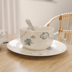 Тарелка для каши Walk like an Elephant 13 см/450 мл