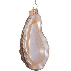 Елочная игрушка "Устрица" 10 см