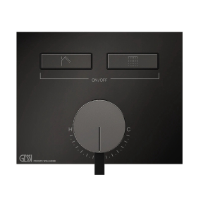 Внешняя часть Gessi HI-FI 63079.706 смесителя для душа, черный PVD