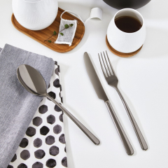 Набор столовых приборов Linear Black, 30 предметов