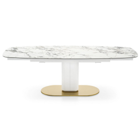 Стол Calligaris Cameo 165(241)х100 CS4124, Silk White Marble