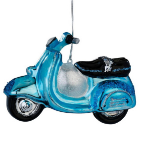 Елочная игрушка "Скутер" 7,5 cм