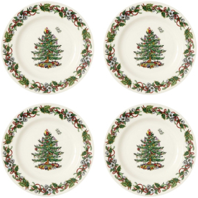 Набор тарелок столовых Christmas Tree 27,5 см, 4 шт Набор тарелок столовых Christmas Tree 27,5 см, 4 шт