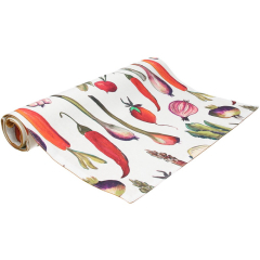 Скатерть-дорожка Textile Ortolana 40х140 см, белая