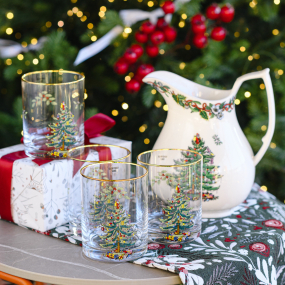 Набор стаканов Christmas Tree 400 мл, 4 шт