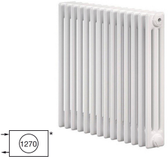 Радиатор Zehnder Сharleston 3057-14, 67х57, 1/2, 1270 (7610), белый