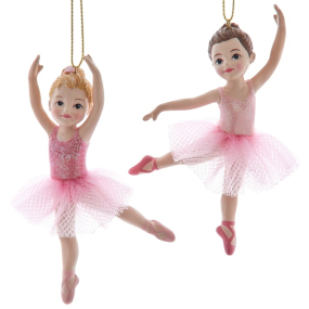 Елочная игрушка "Маленькая балерина" 10,2 см, в ассортименте