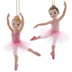 Елочная игрушка "Маленькая балерина" 10,2 см, в ассортименте