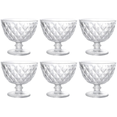 Набор бокалов для десерта Glass Diamond 280 мл, 6 шт