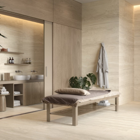 Керамогранит Imola The Rock 120х278 N, Travertino Argentum, 6,5 мм