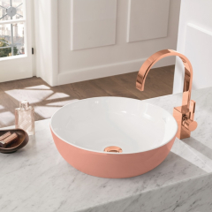 Раковина накладная Villeroy & Boch Artis 43х43 417943BCT0, из TitanCeram