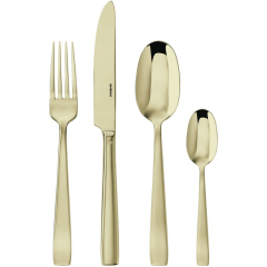 Набор столовых приборов Flat Champagne, 24 предмета