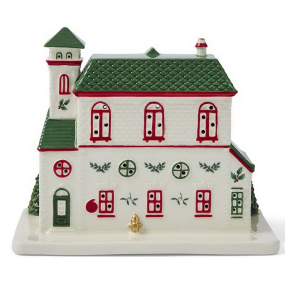 Фигурка Spode Christmas Tree Giftware "Пожарная станция" 14х17х11 см, с подсветкой