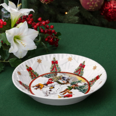 Салатник "Снеговик" Toy's Fantasy 24 см