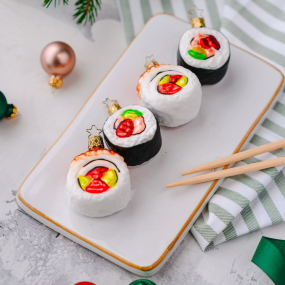 Игрушка на елку "Суши Ура Маки" 6 см