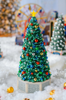 Фигурка музыкальная "Елка" 17х17х39 см