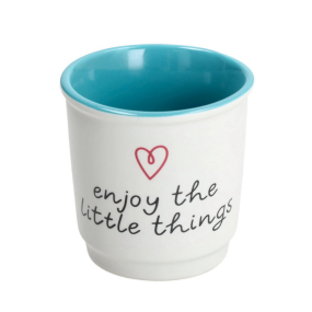 Чашка для эспрессо без ручки Color Block 100 мл, синяя