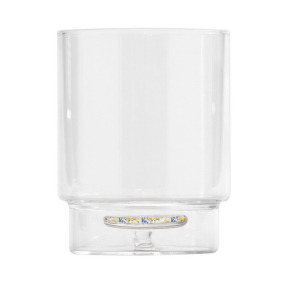 Стакан Teca Terrazzo 350 мл, синий/желтый