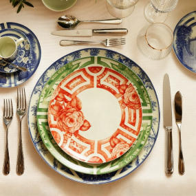 Тарелка салатная The Meaning 23 см, красная