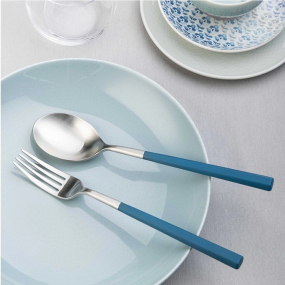 Набор столовых приборов Hive Blue, 24 предмета