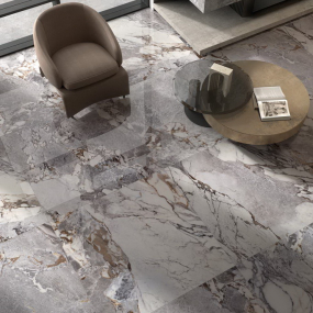 Керамогранит La Faenza Aesthetica 120х278 LP, Unico Grey, 6,5 мм