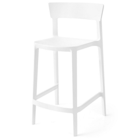 Стул полубарный Calligaris Skin, Optic White