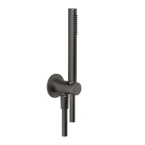 Комплект для душа Gessi Anello 63329.707, без смесителя, брашированный черный PVD