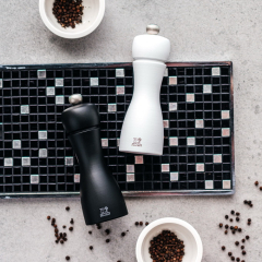 Набор мельниц для соли и перца Tahiti 15 см, цвет черный/белый